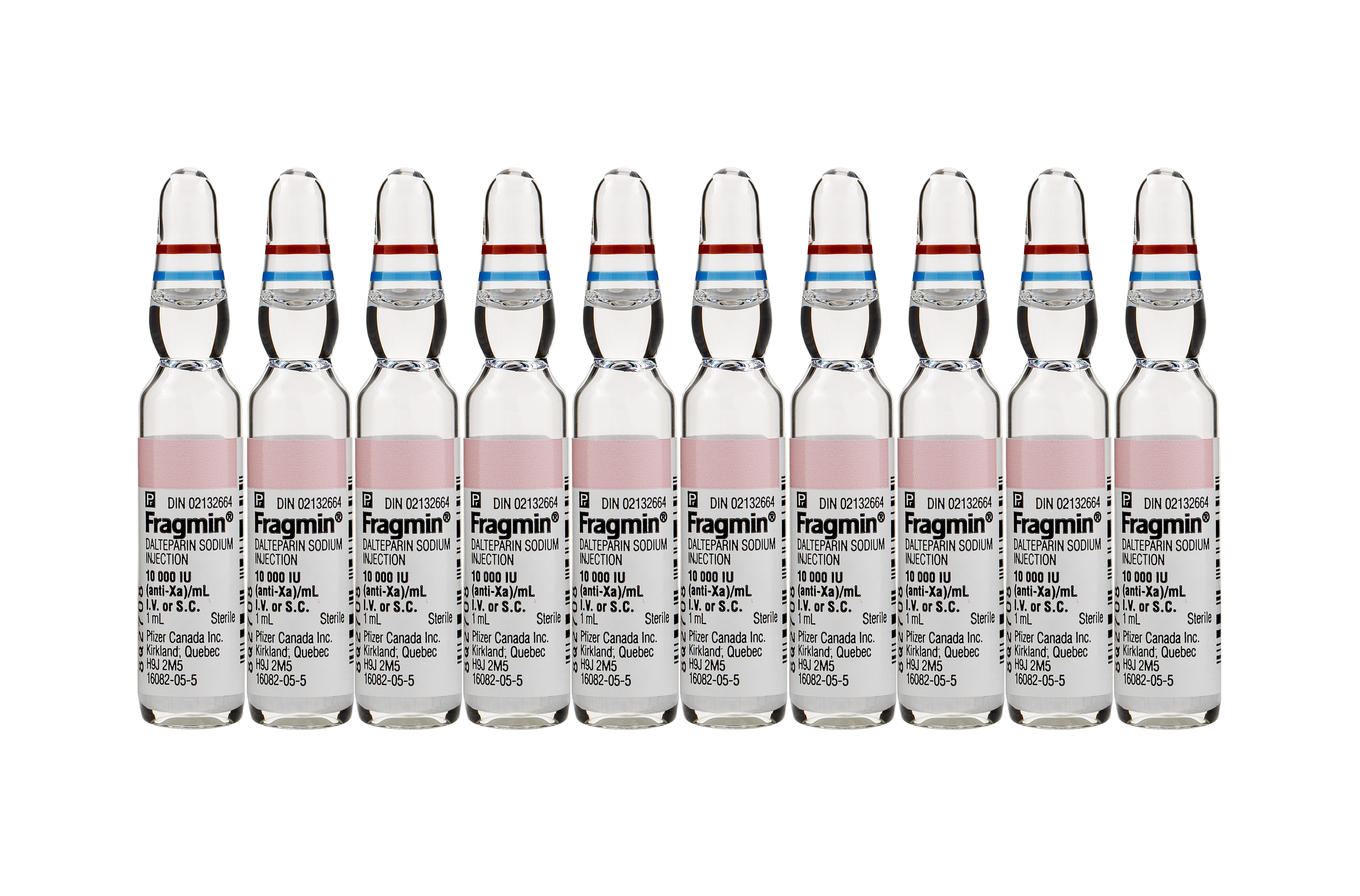 10 000 unités 1 mL Ampoule Pfizer Hospital